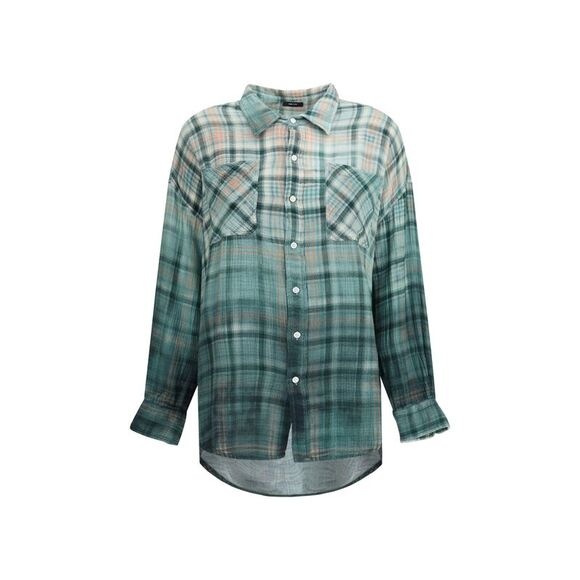 R13 Women Check Shirt - Picture 1 of 3